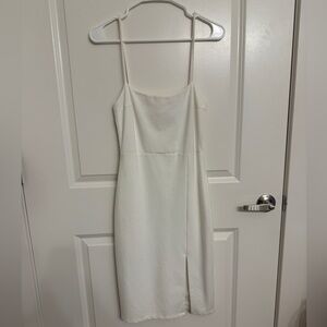 Lulu's White Bodycon Mini Dress - M